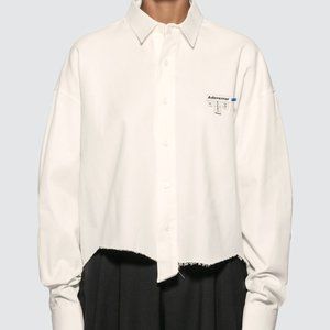 brand new ADER ERROR OVERSIZED CROPPED SHIRT